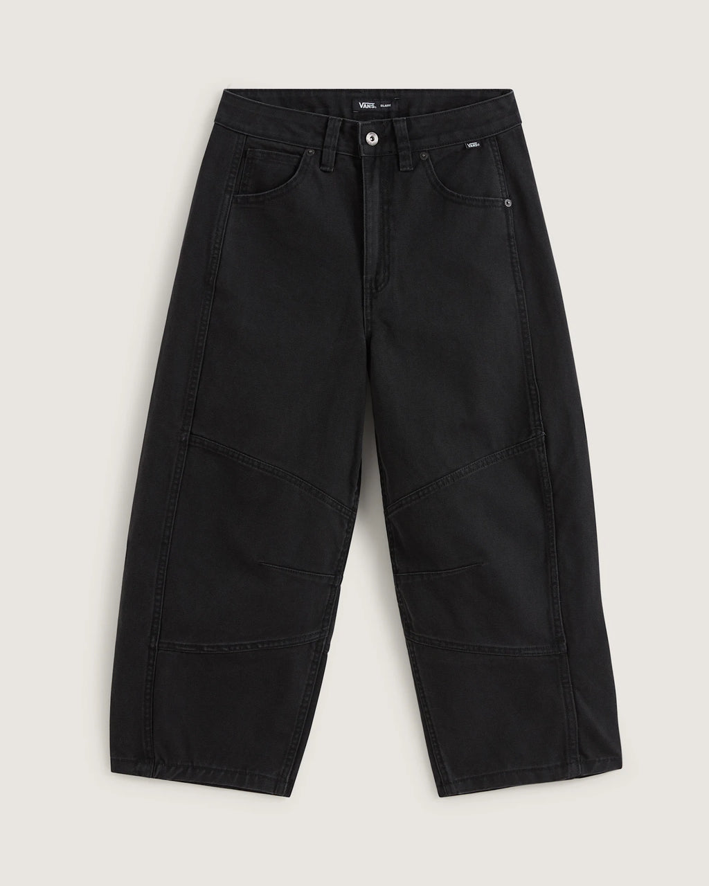 VANS Blaire Cropped Barrel Pant Black Nadrág VN000R3GBLK1 - 1