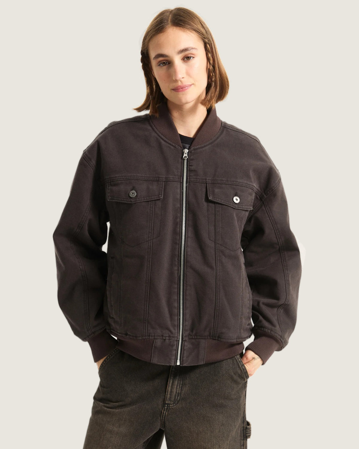 VANS Truckstop Bomber Jacket AFTER DARK - 3