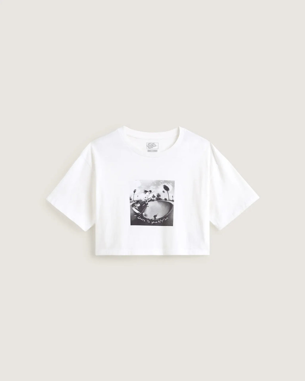 VANS Rhythm Relaxed Crop ss White kép 1