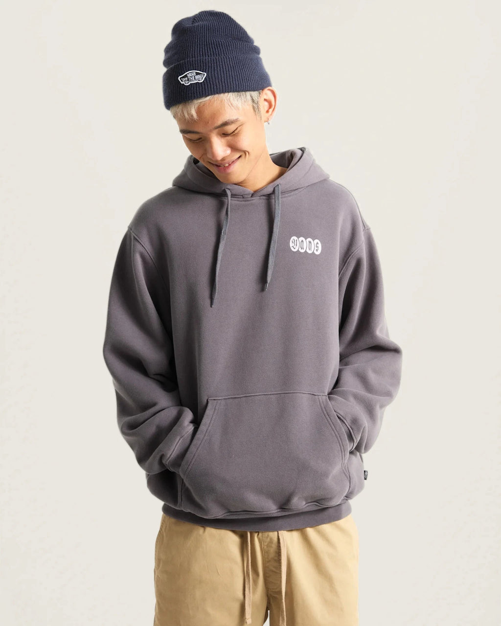 VANS EARTHBOUND LOOSE PO FLEECE MOUNTAIN ESSENTIALS Asphalt Pulóver VN000RD71O71 - 3