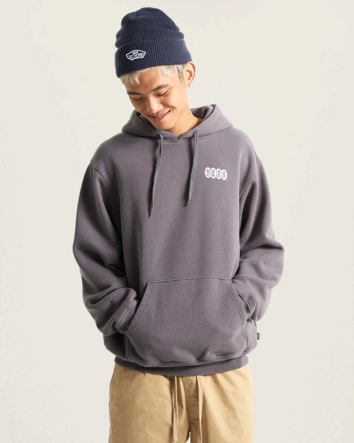 VANS EARTHBOUND LOOSE PO FLEECE MOUNTAIN ESSENTIALS Asphalt Pulóver VN000RD71O71 - 3