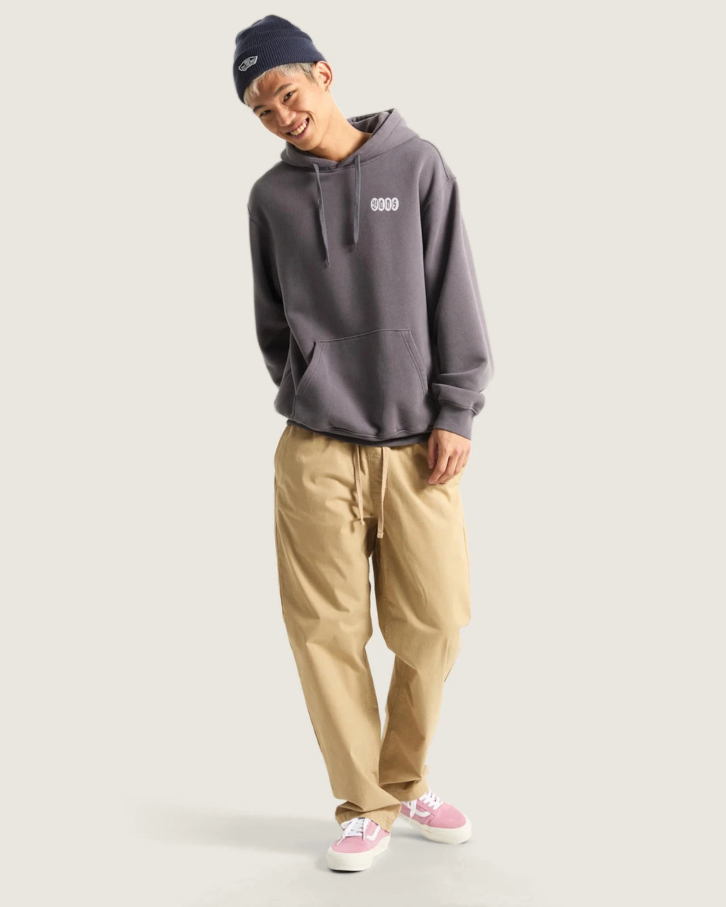 VANS EARTHBOUND LOOSE PO FLEECE MOUNTAIN ESSENTIALS Asphalt Pulóver VN000RD71O71 - 6
