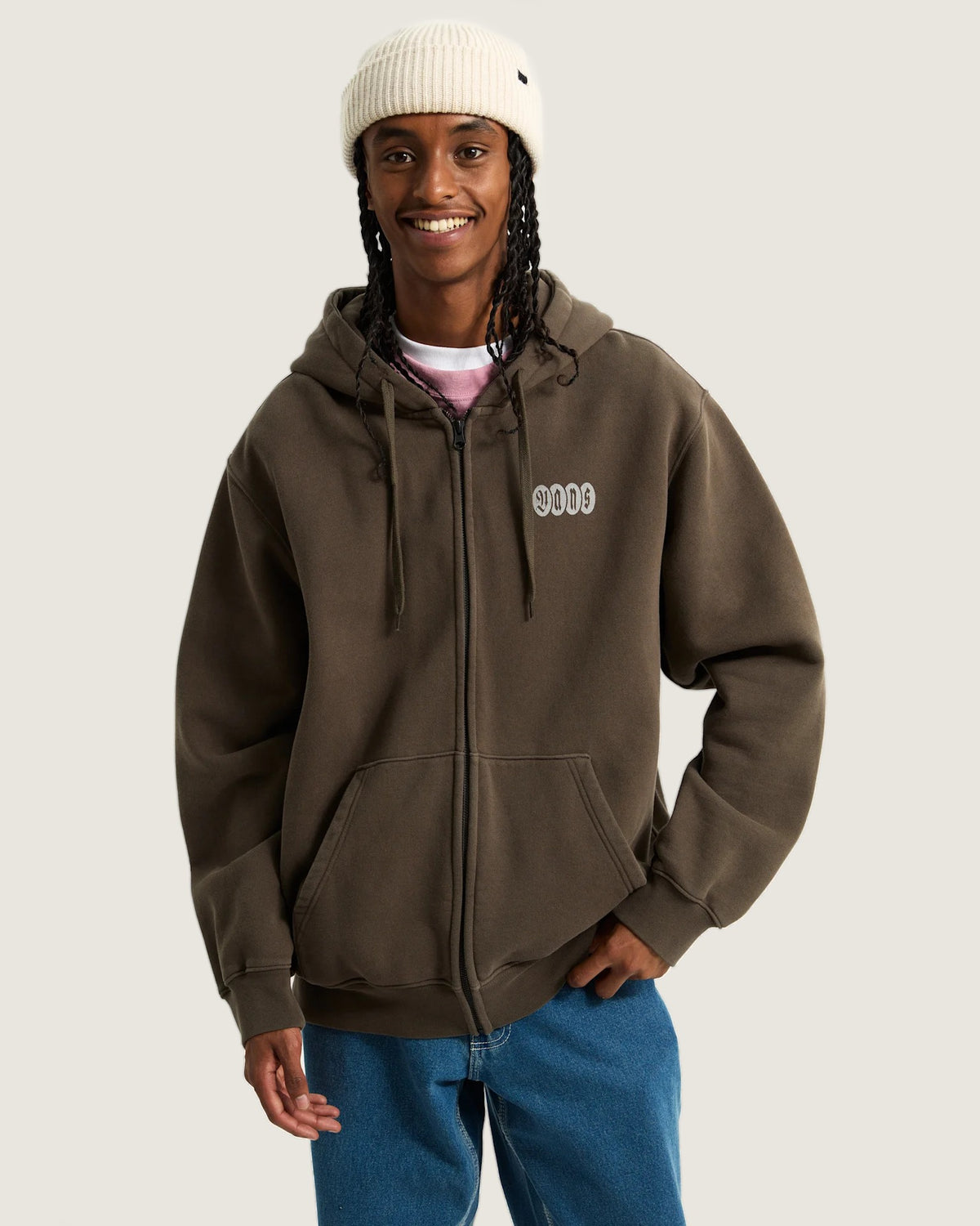 VANS EARTHBOUND LOOSE FIT FZ PO Coal Brown - 3