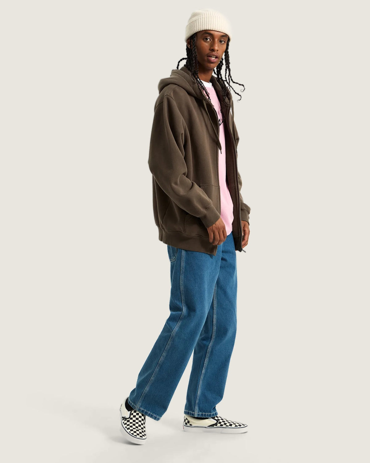 VANS EARTHBOUND LOOSE FIT FZ PO Coal Brown - 5