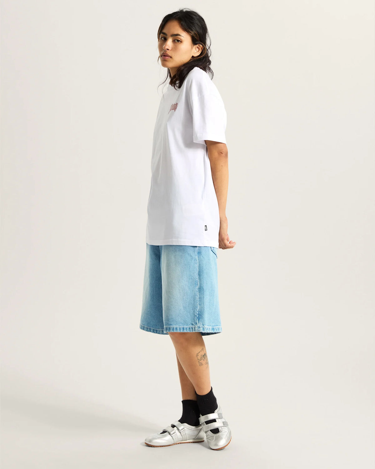 VANS LIL BEAR OS TEE White Póló VN000REFWHT1 - 6