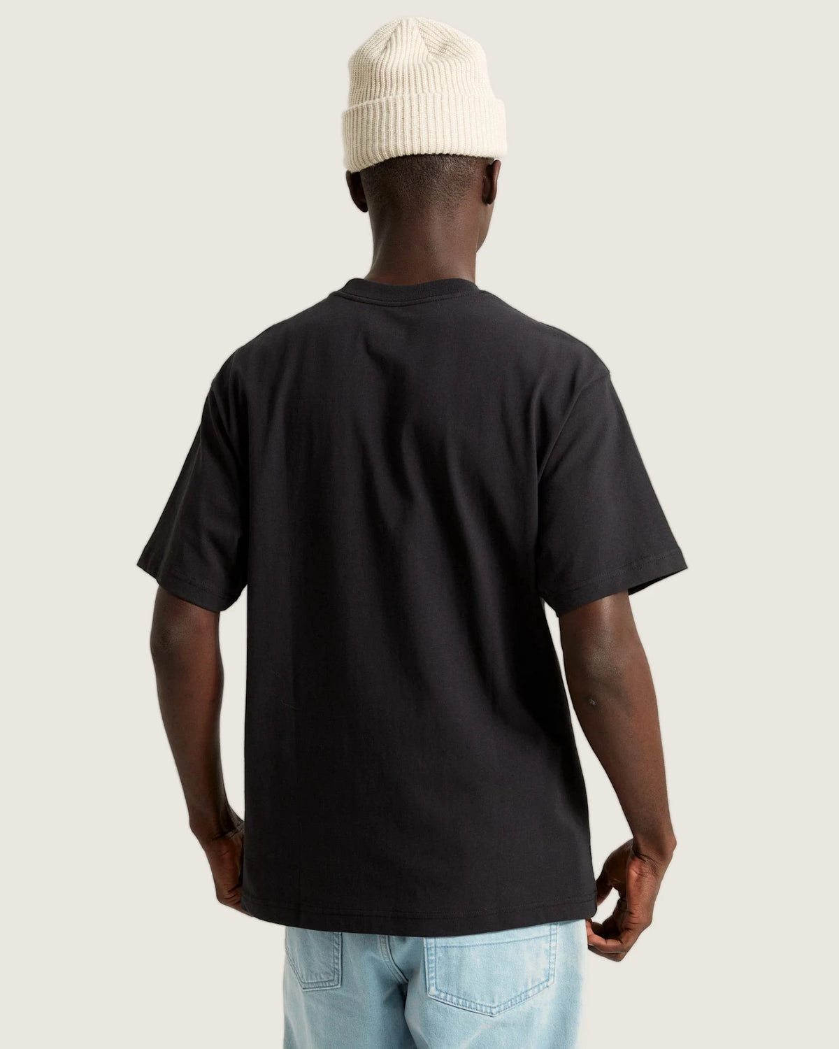 VANS MIRROR V LOOSE SS Black Póló VN000RFUBLK1 - 4