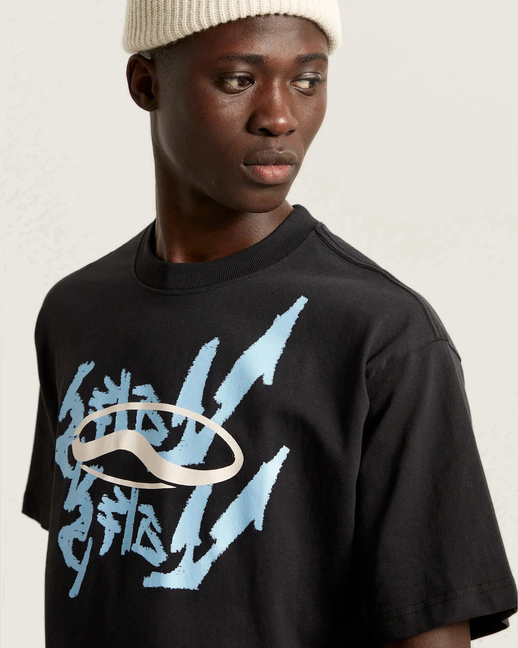 VANS MIRROR V LOOSE SS Black Póló VN000RFUBLK1 - 6