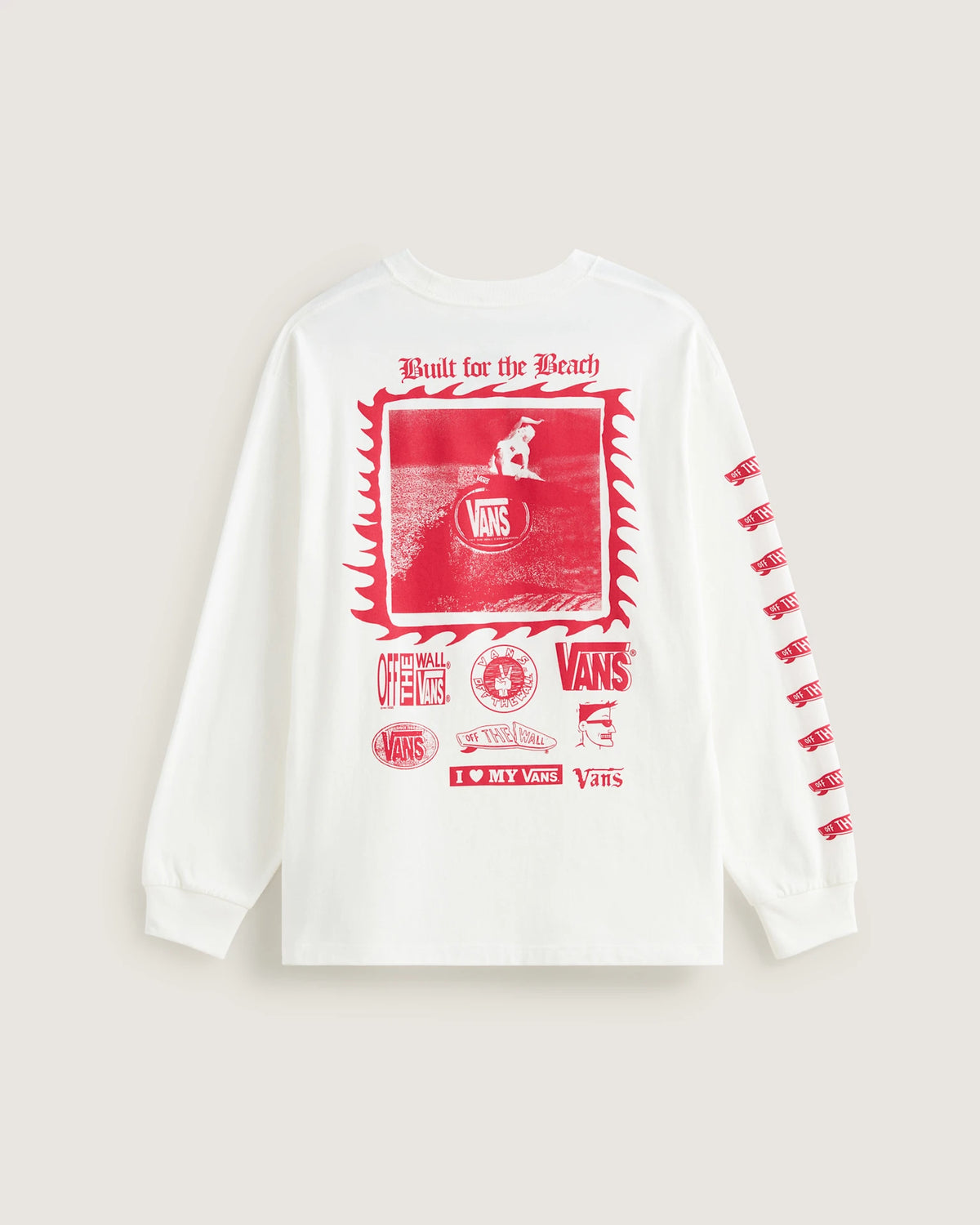 VANS I Need My LS Tee White Póló VN000SRDWHT1 - 2
