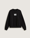 VANS Stretch Logo Crew Black/White Pulóver VN000STSY281 - 1