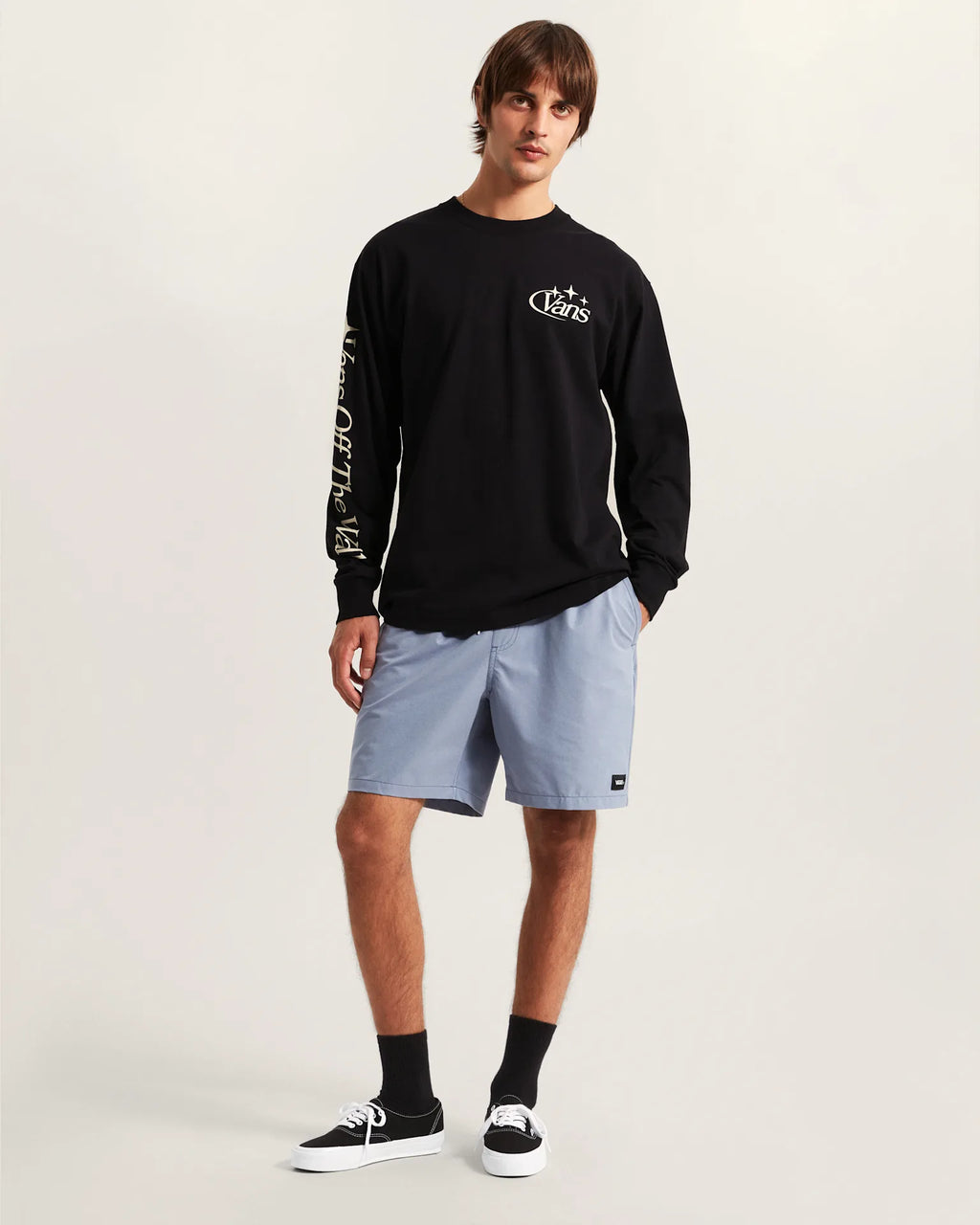 VANS Advanced Vee LS Tee Black Póló VN000SX4BLK1 - 5