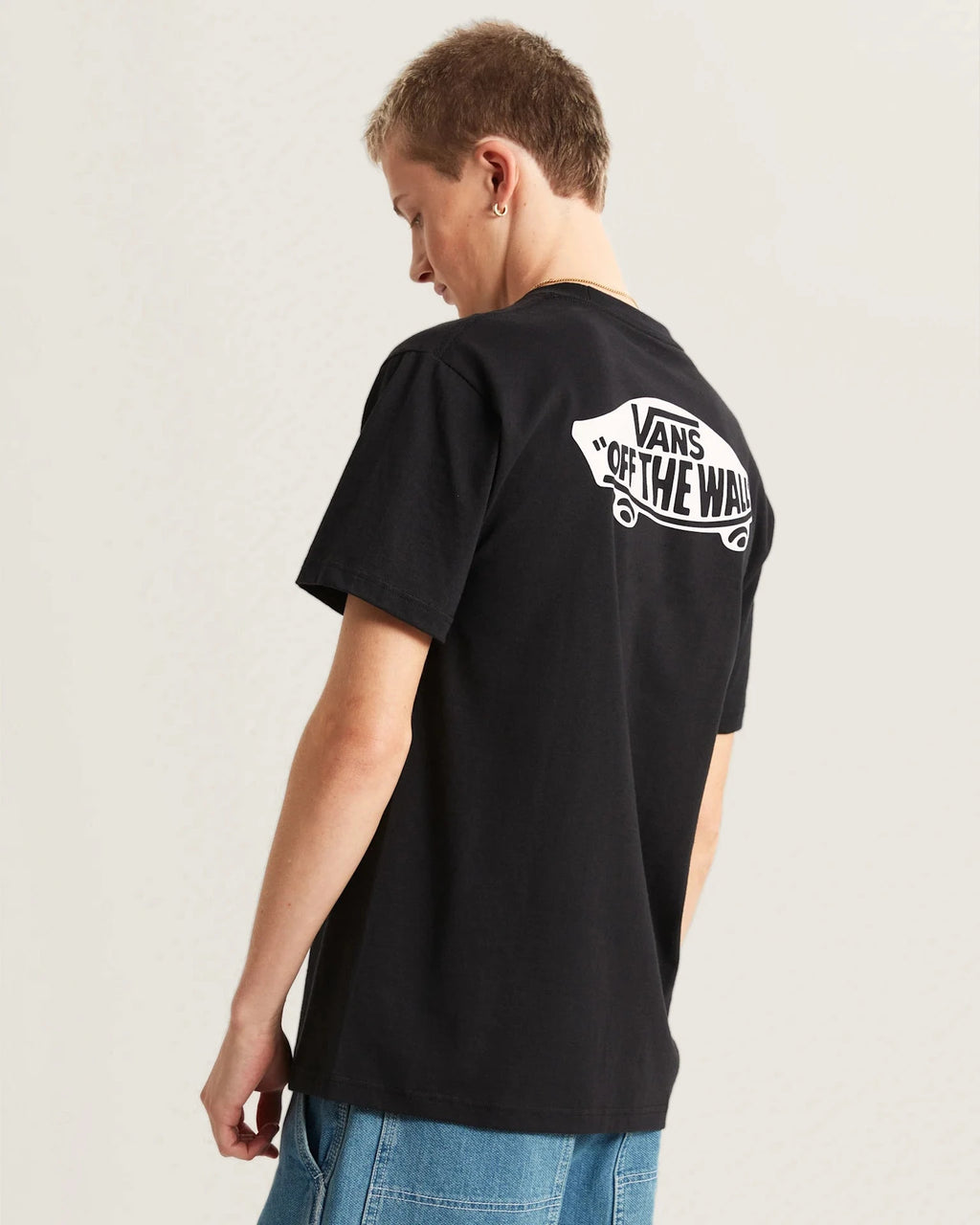 Vans Double Standard SS Tee Black/White Textil VN000SYDY281 - 4