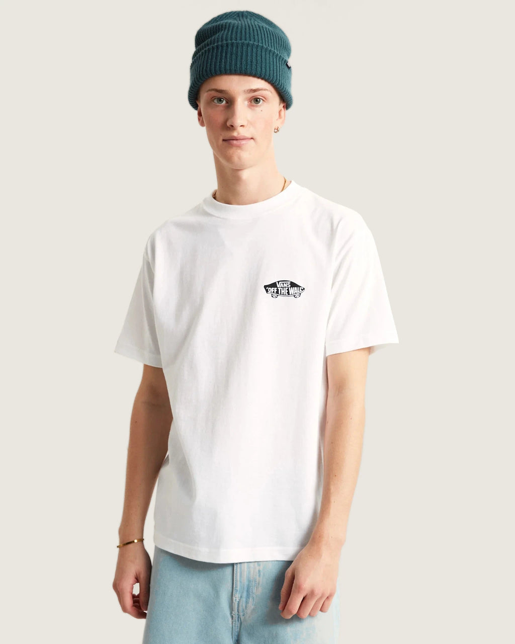 Vans Double Standard SS Tee White/Black Textil VN000SYDYB21 - 3