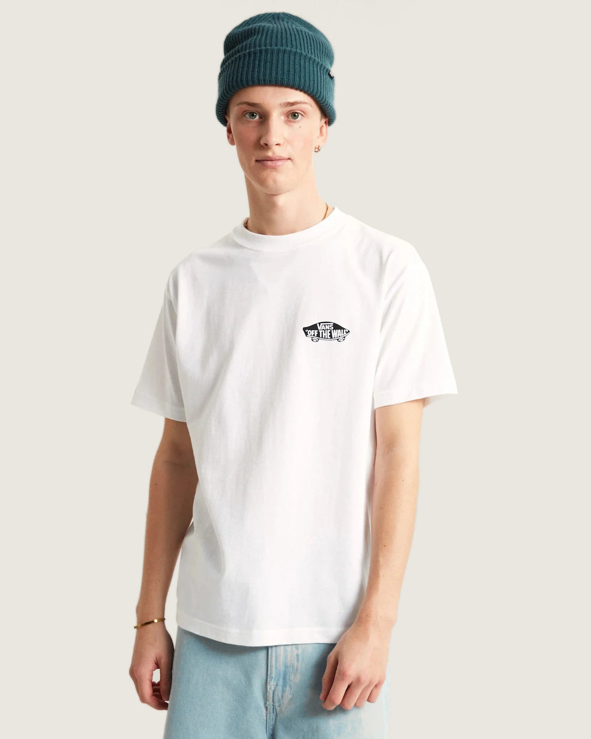 Vans Double Standard SS Tee White/Black Textil VN000SYDYB21 - 3
