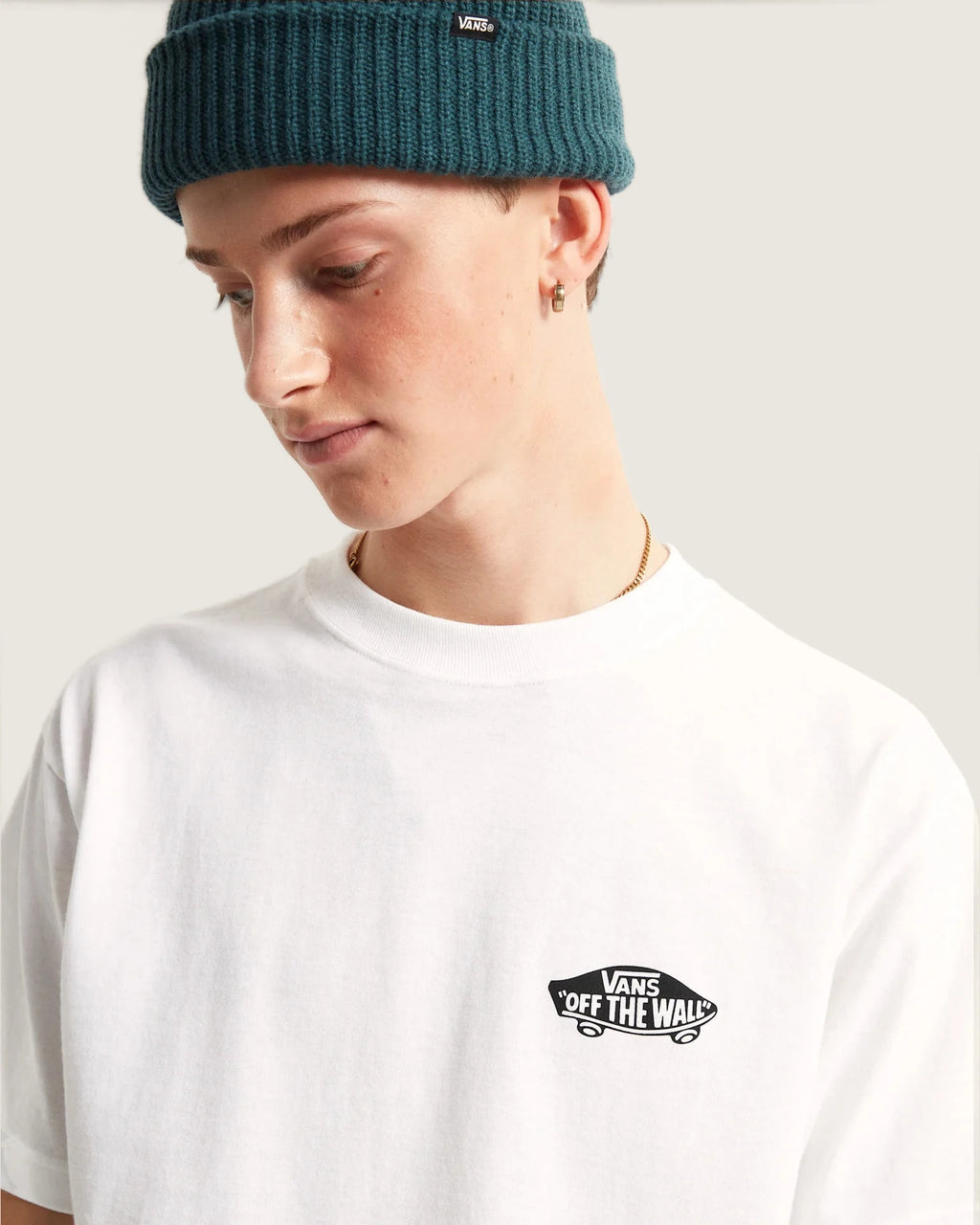 Vans Double Standard SS Tee White/Black Textil VN000SYDYB21 - 6