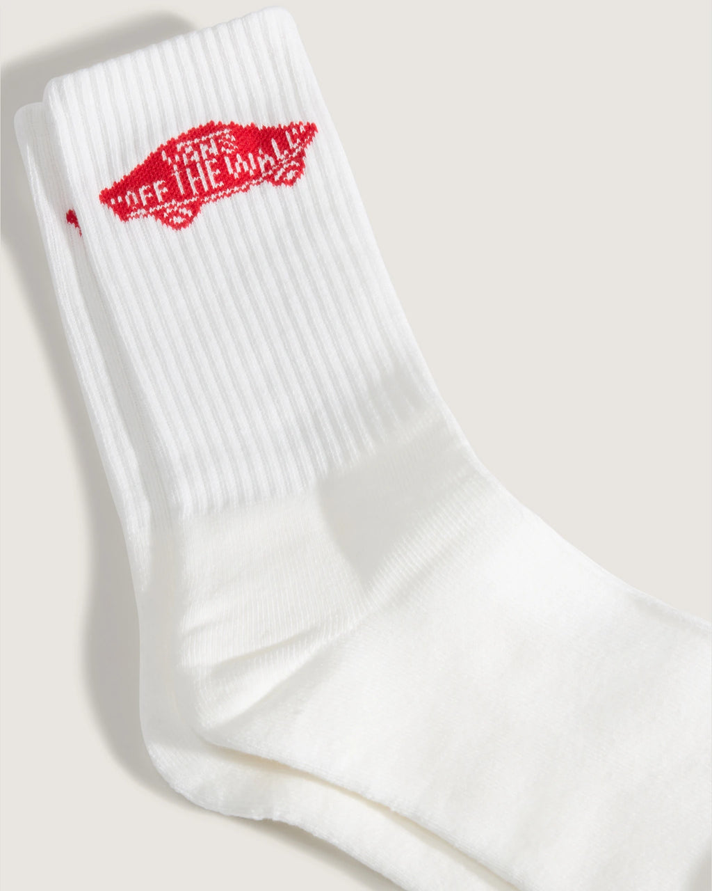 VANS Vans Classic Crew WHITE/RACING RED Zokni VN000T07KSF1 - 3