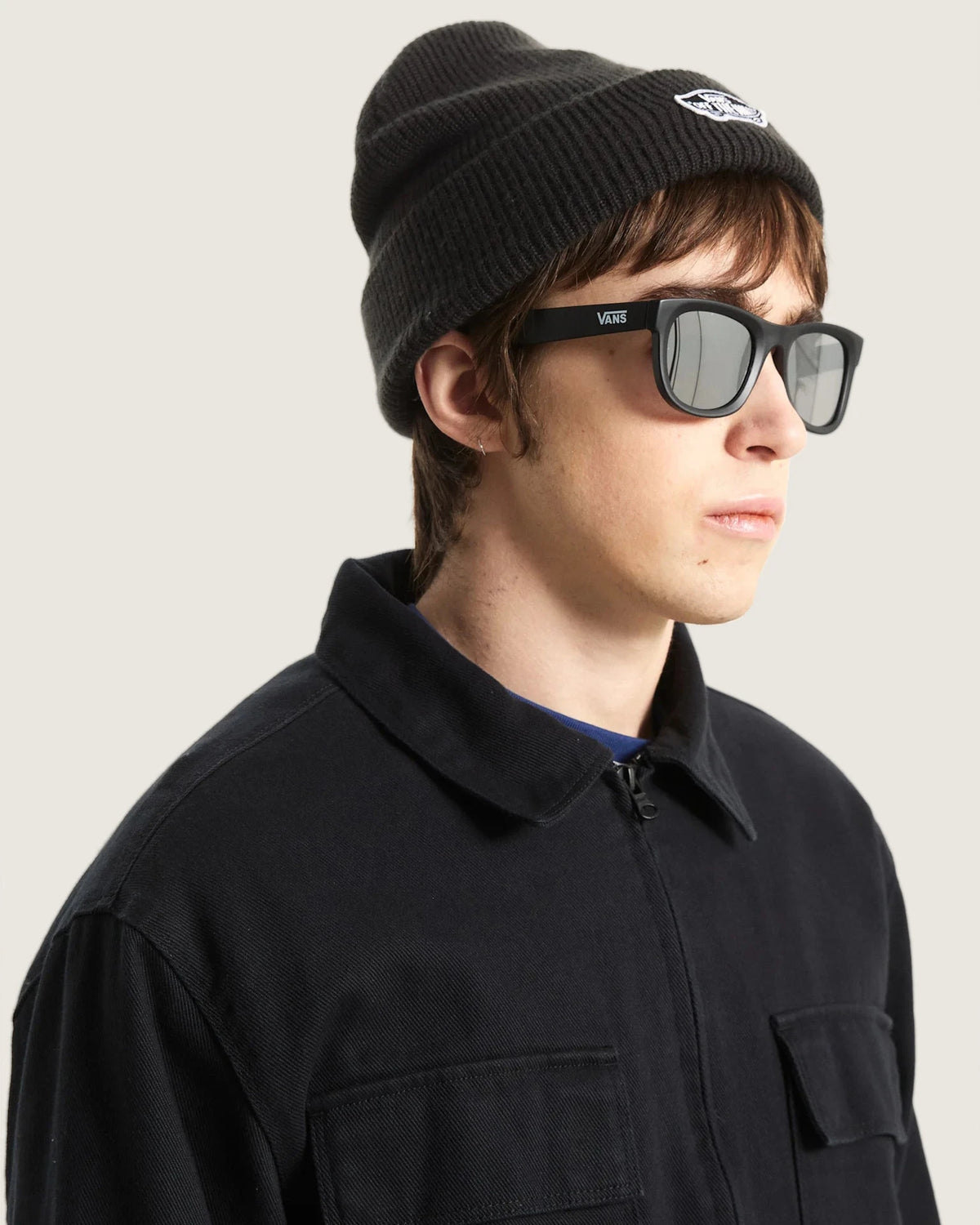 VANS Spicoli Sunglasses Matte Black/Silver Mirror Napszemüveg VN000T0ECVQ1 - 4