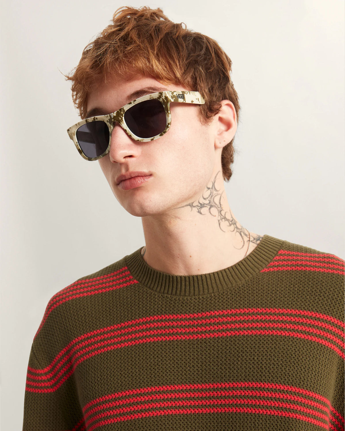 VANS Spicoli Sunglasses Neutral Olive/Marshmallow Sapka VN000T0EGCY1 - 4