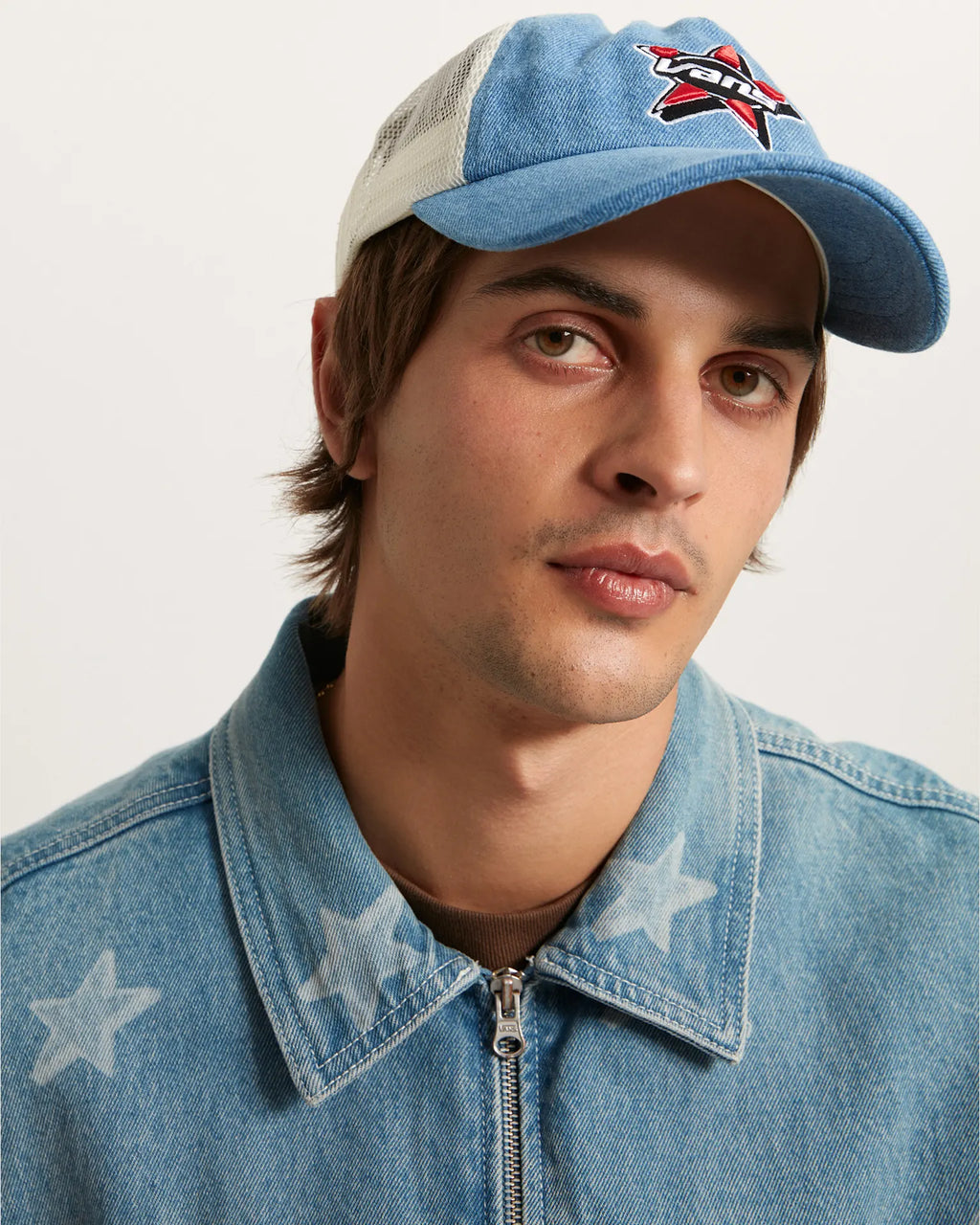 VANS Marked Jockey Trucker STONEWASH/BLUE Sapka VN000T20CDX1 - 4
