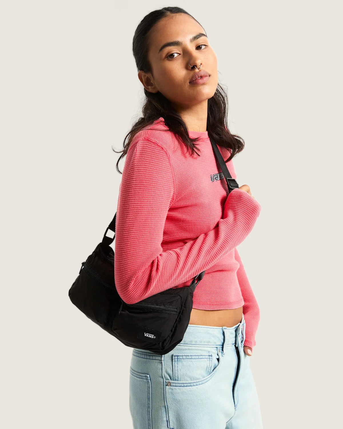 VANS Prater Purse Black Oldaltáska VN000T66BLK1 - 5