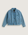 VANS Womens Pomona Station STONEWASH/BLUE Kabát VN000T6YCDX1 - 1