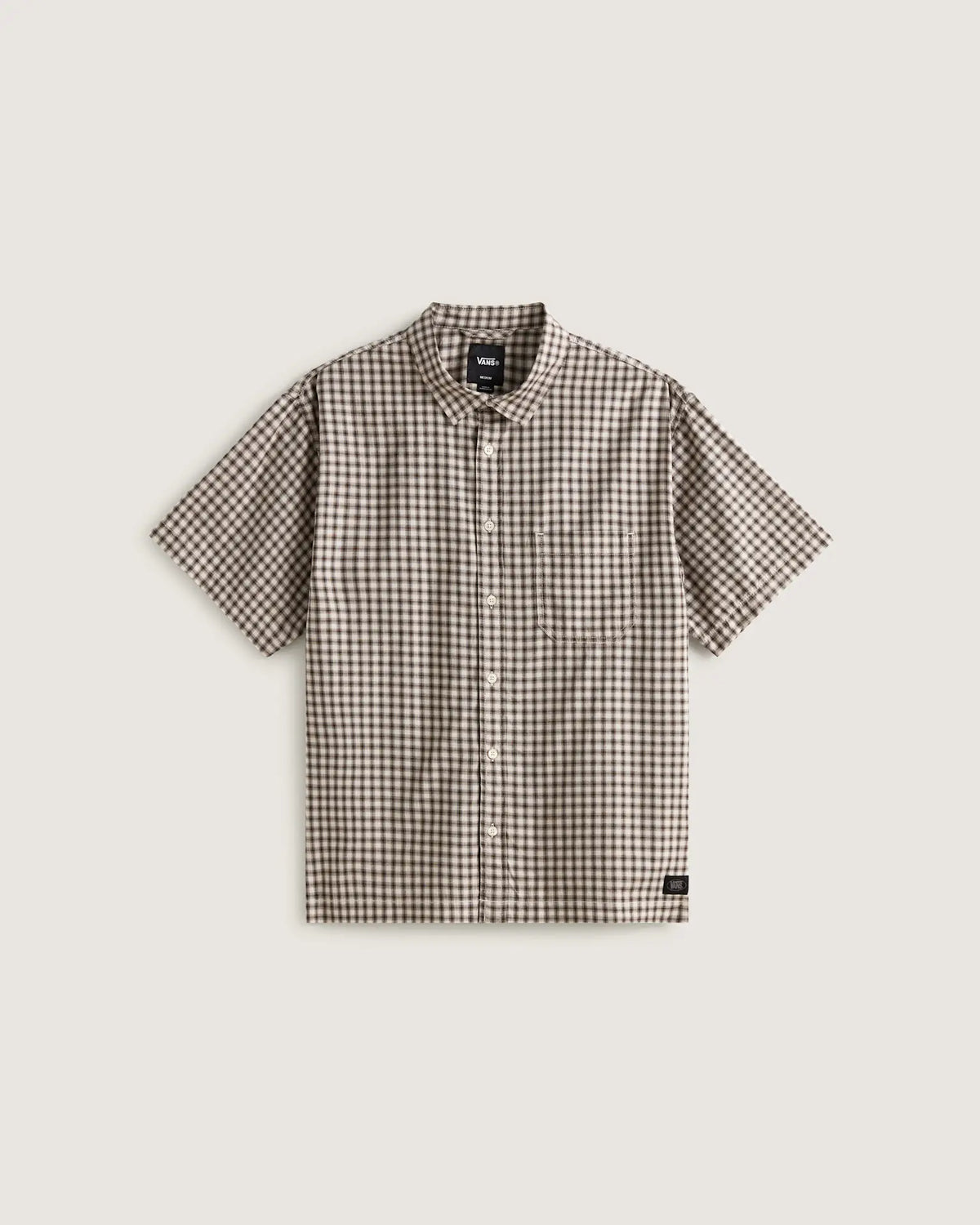 VANS Larkspur Mini Plaid SS Shirt Oatmeal/Demitasse Ing VN000TA6GCO1 - 1