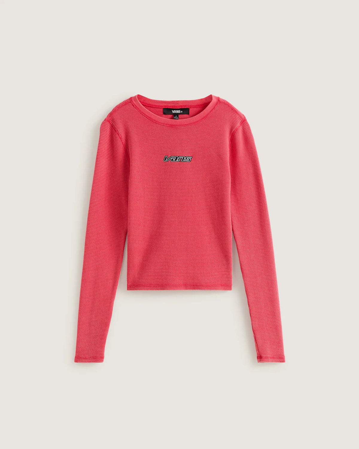 VANS Teri Waffle Long Sleeve Crimson Haze Póló VN000TBQFO91 - 1