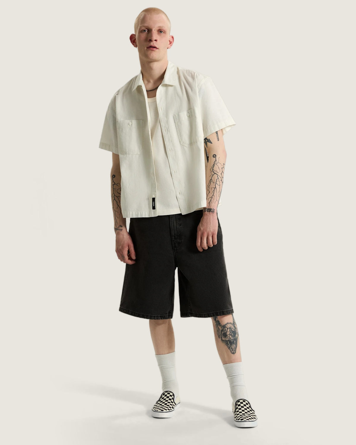 VANS Waffle Tank EGRET Trikó VN000TPDC9F1 - 4