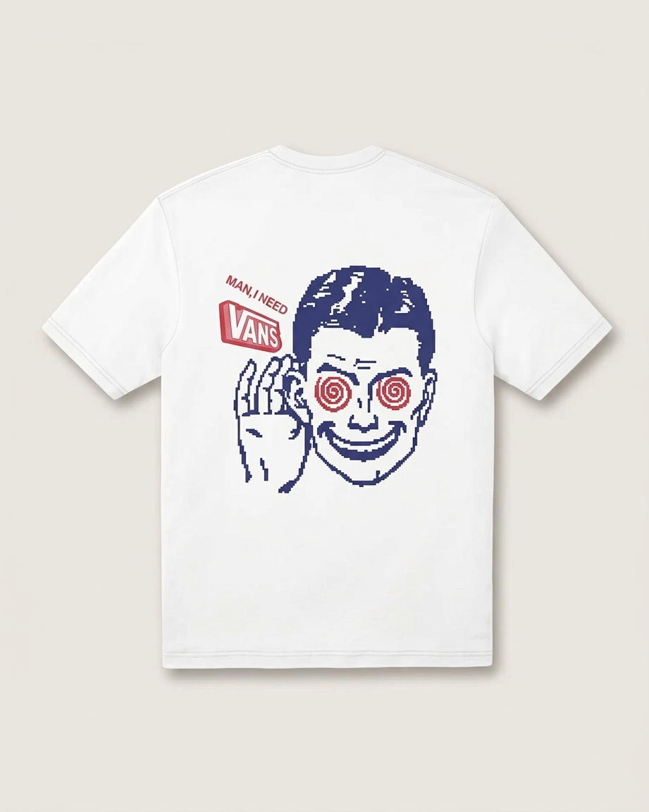 VANS Need Vans SS Tee White Póló VN000TQDWHT1 - 2