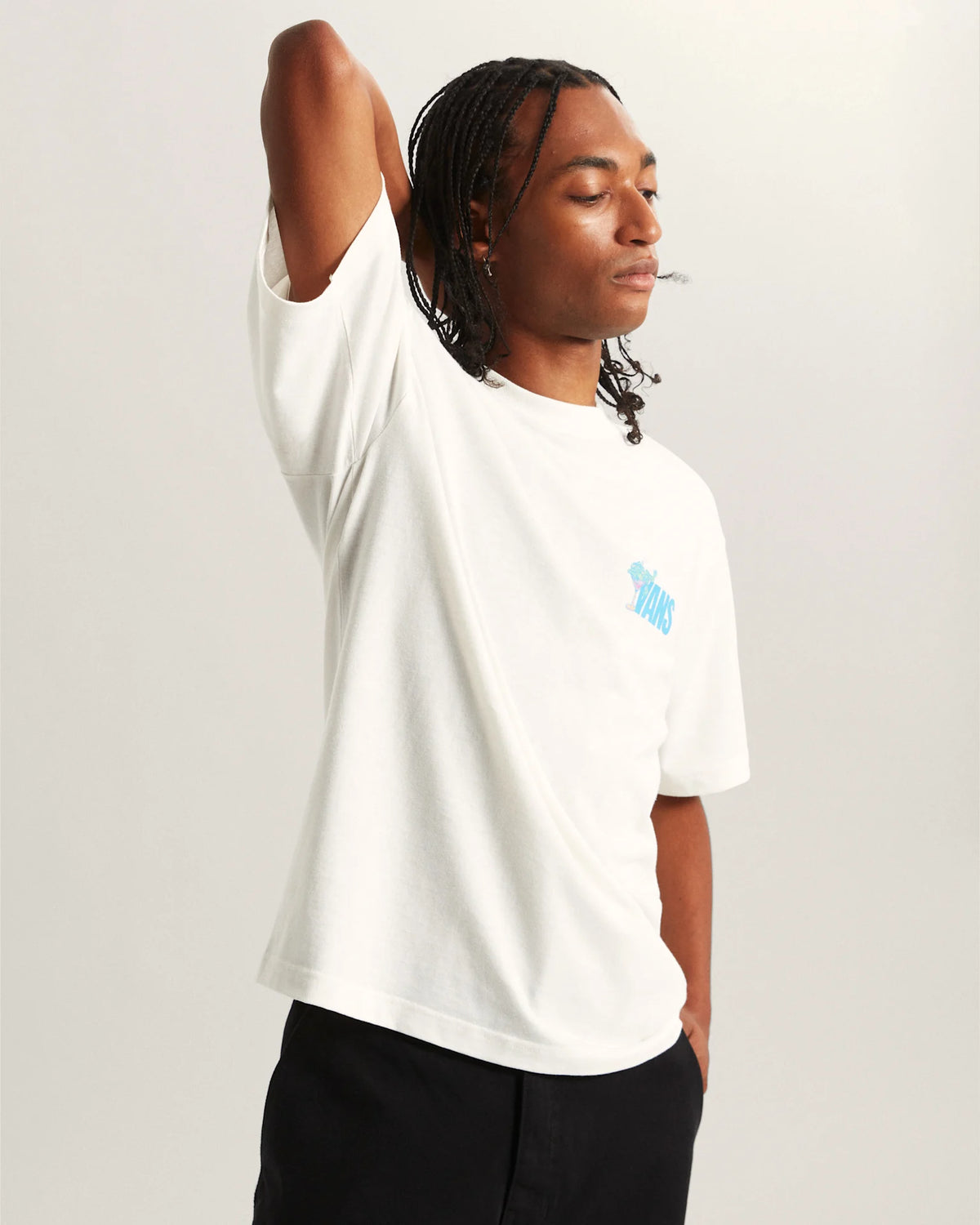 VANS Bar Hopper SS Tee EGRET Póló VN000TQPC9F1 - 3