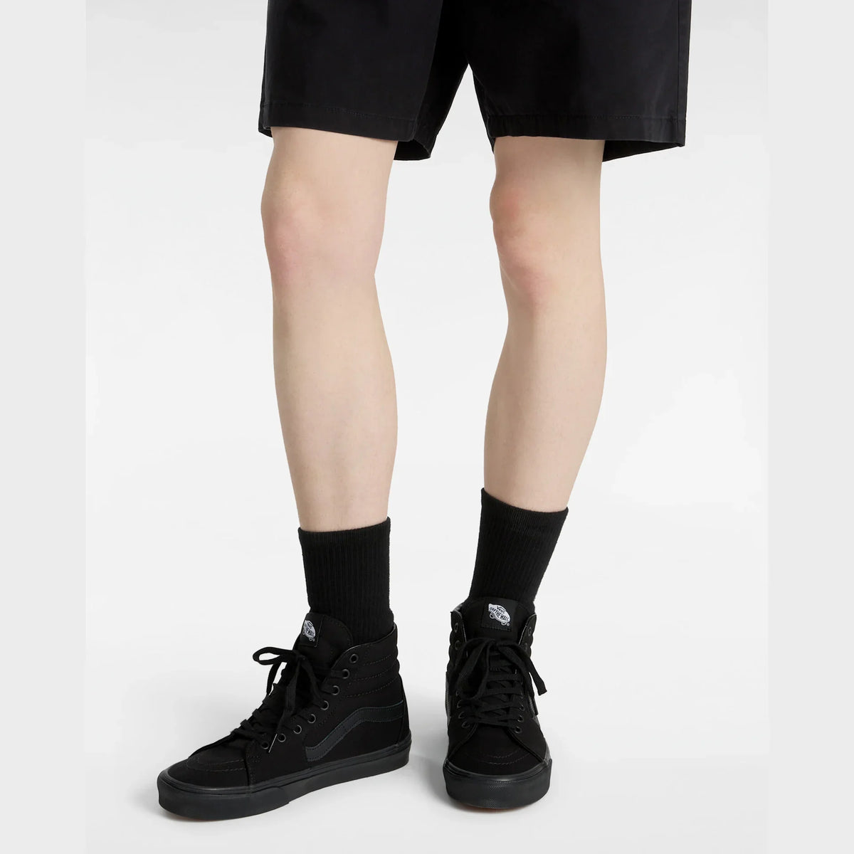 VANS UA SK8-Hi Black/Black/Black Cipő kép 5