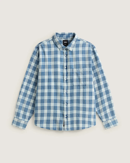 Vans Lawson Vintage Indigo LS Shirt Bleach Indigo Textil VN000U56HEC1 - 1