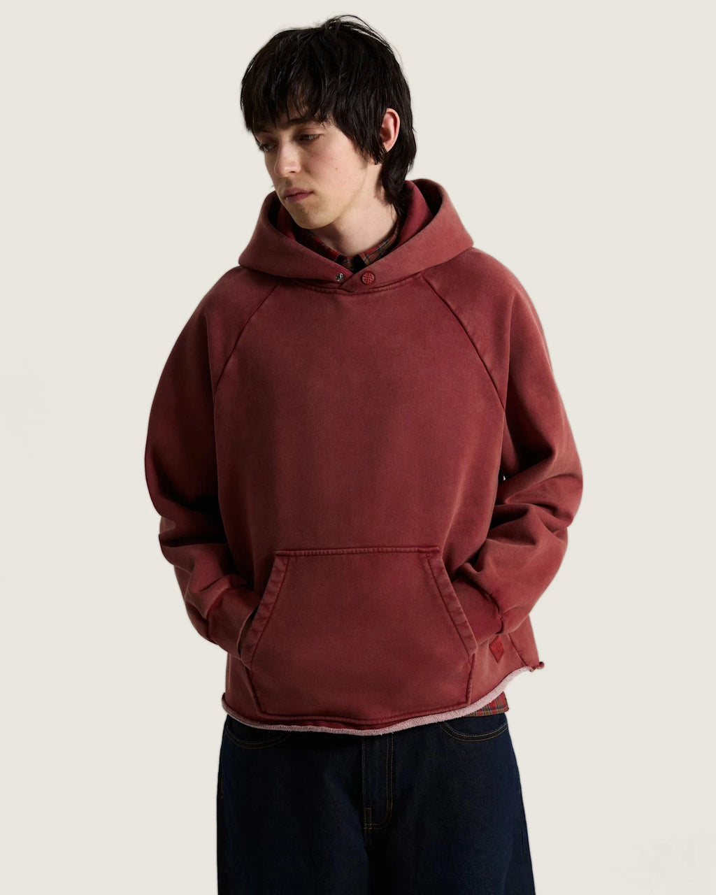 Vans Tilt Rolled Hem Pullover Poppy Ember Textil VN000U98H891 - 3