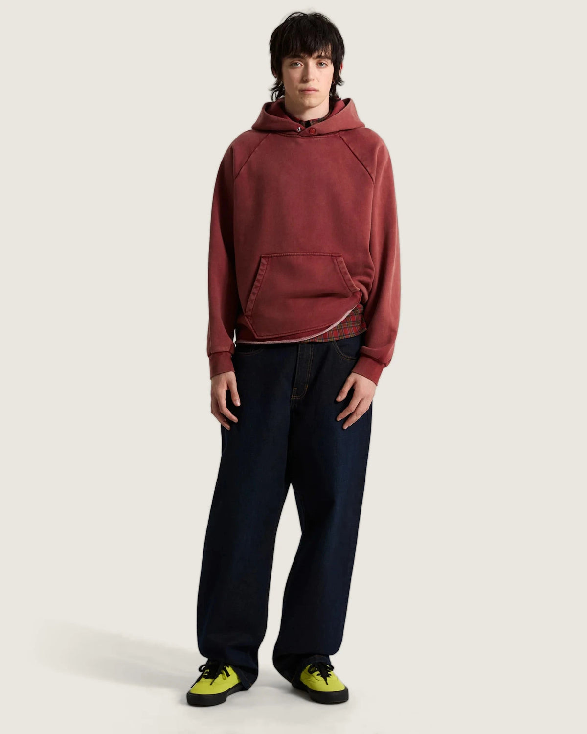 Vans Tilt Rolled Hem Pullover Poppy Ember Textil VN000U98H891 - 6