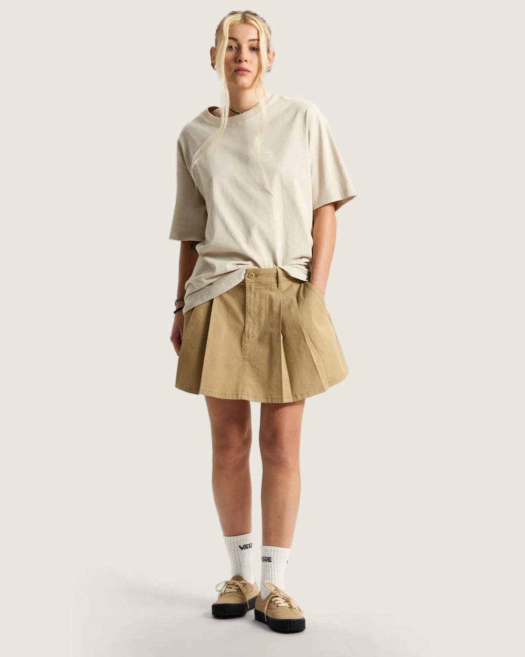 VANS Authentic Chino Mini Skirt Incense Szoknya VN000VFN4MG1 - 6