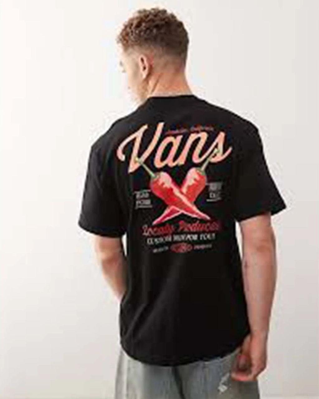 VANS LOCAL SPICE LOOSE S/S Black kép 4