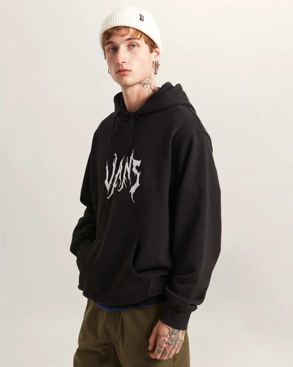 VANS THEY ARE JUST SHOES LOOSE PO Black Pulóver VN000VY3BLK1 - 3