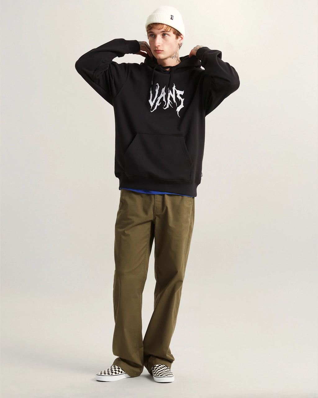VANS THEY ARE JUST SHOES LOOSE PO Black Pulóver VN000VY3BLK1 - 6