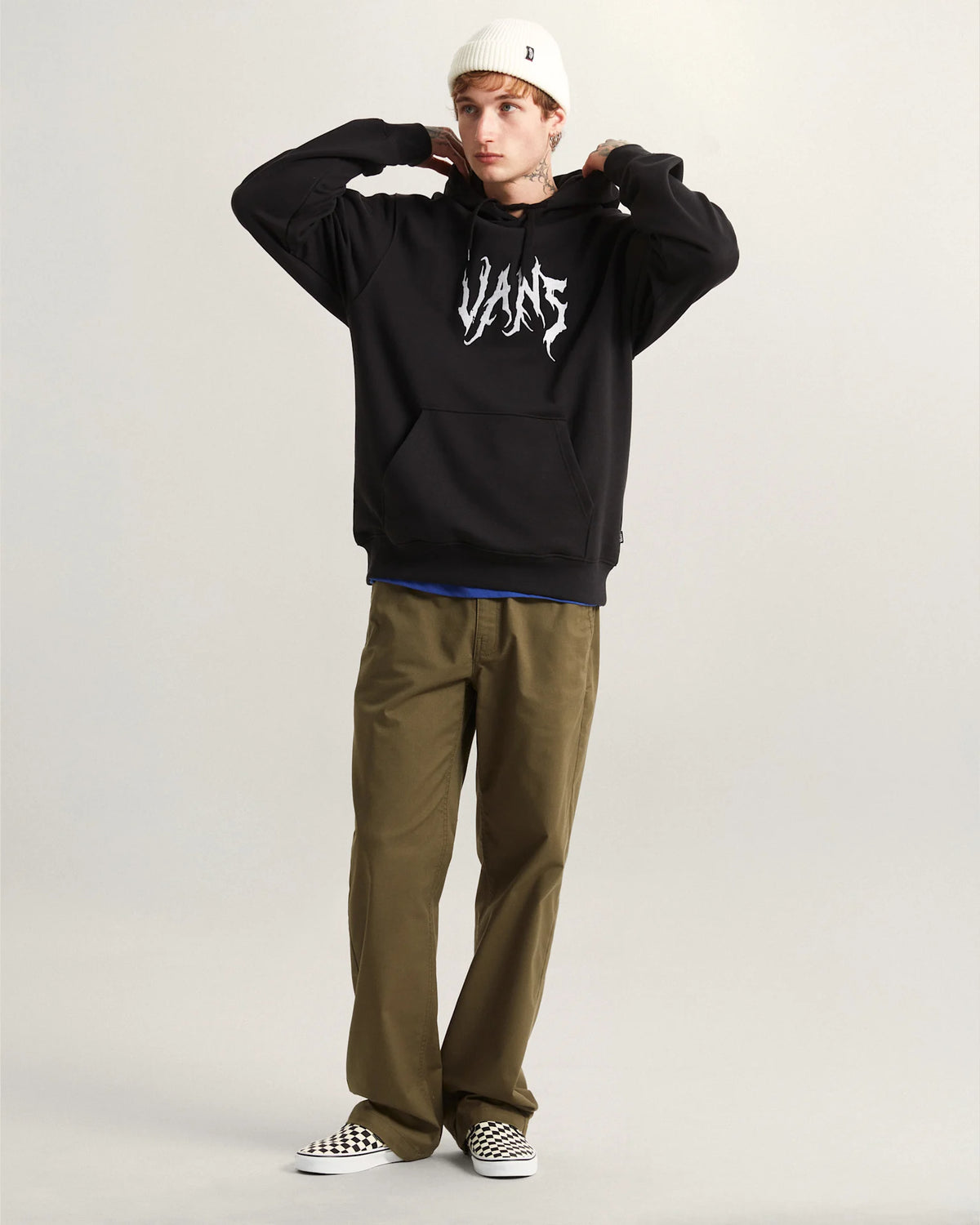 VANS THEY ARE JUST SHOES LOOSE PO Black Pulóver VN000VY3BLK1 - 6