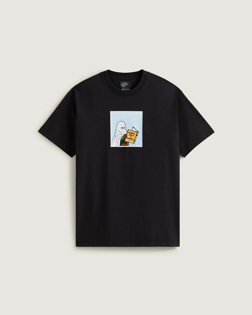 VANS COMMITMENT 4 DUMMIES LOOSE SS TEE Black Póló VN000VY5BLK1 - 1