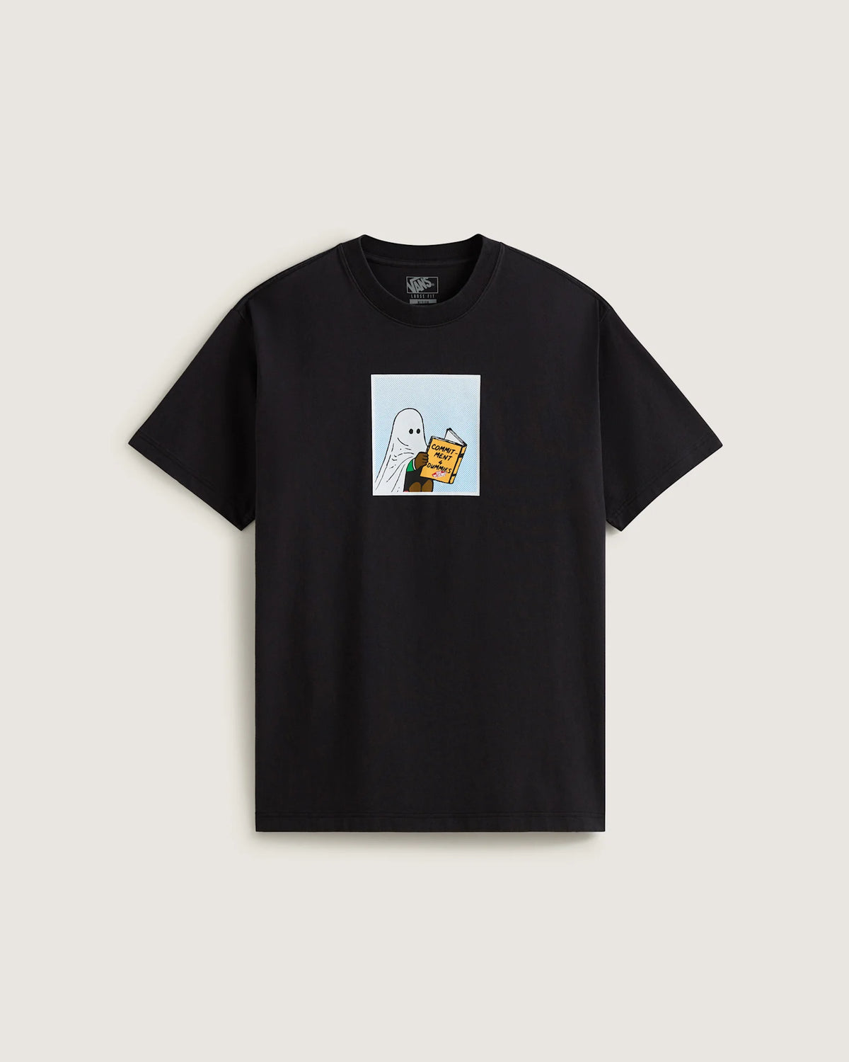 VANS COMMITMENT 4 DUMMIES LOOSE SS TEE Black Póló VN000VY5BLK1 - 1