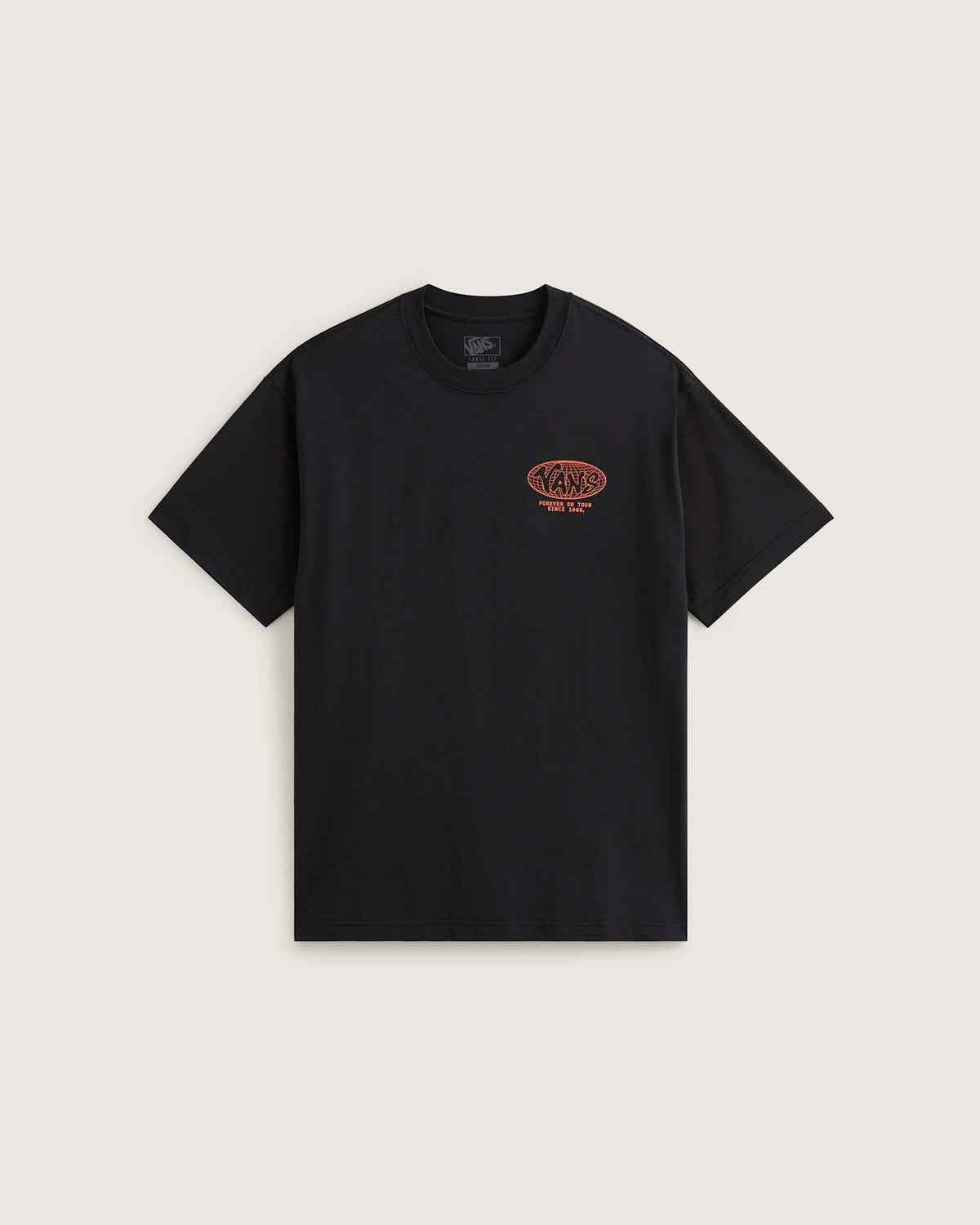 VANS WORLD TOUR LOOSE SS TEE Black Póló VN000VY8BLK1 - 1