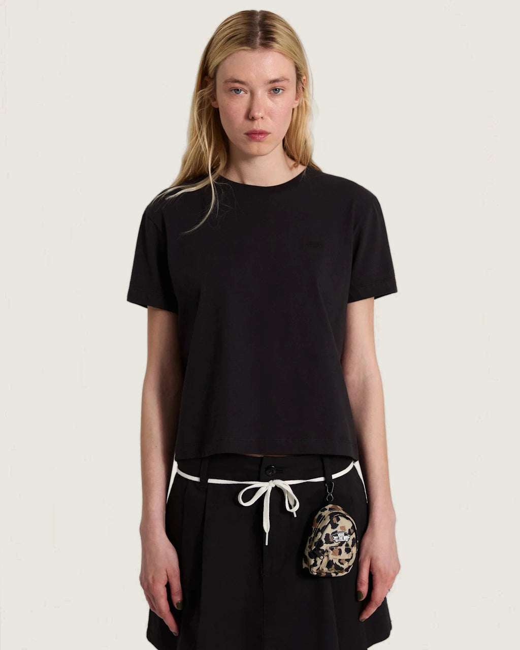 Vans Salton Crew SS Tee Black Textil VN000W17BLK1 - 3