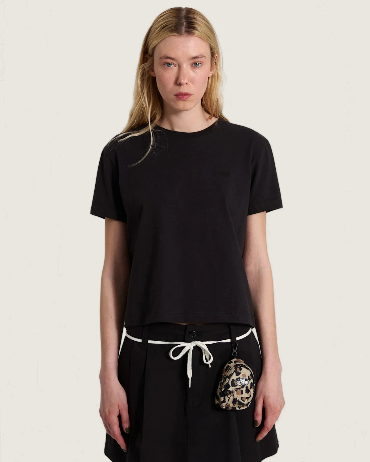 Vans Salton Crew SS Tee Black Textil VN000W17BLK1 - 3