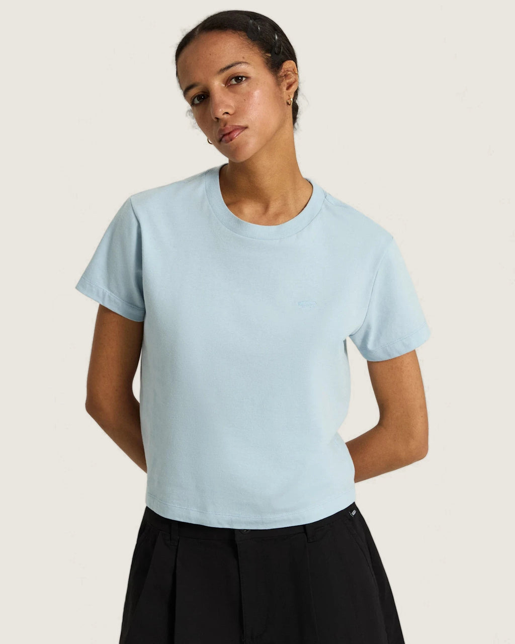 Vans Salton Crew SS Tee Soft Slate Textil VN000W17H901 - 3