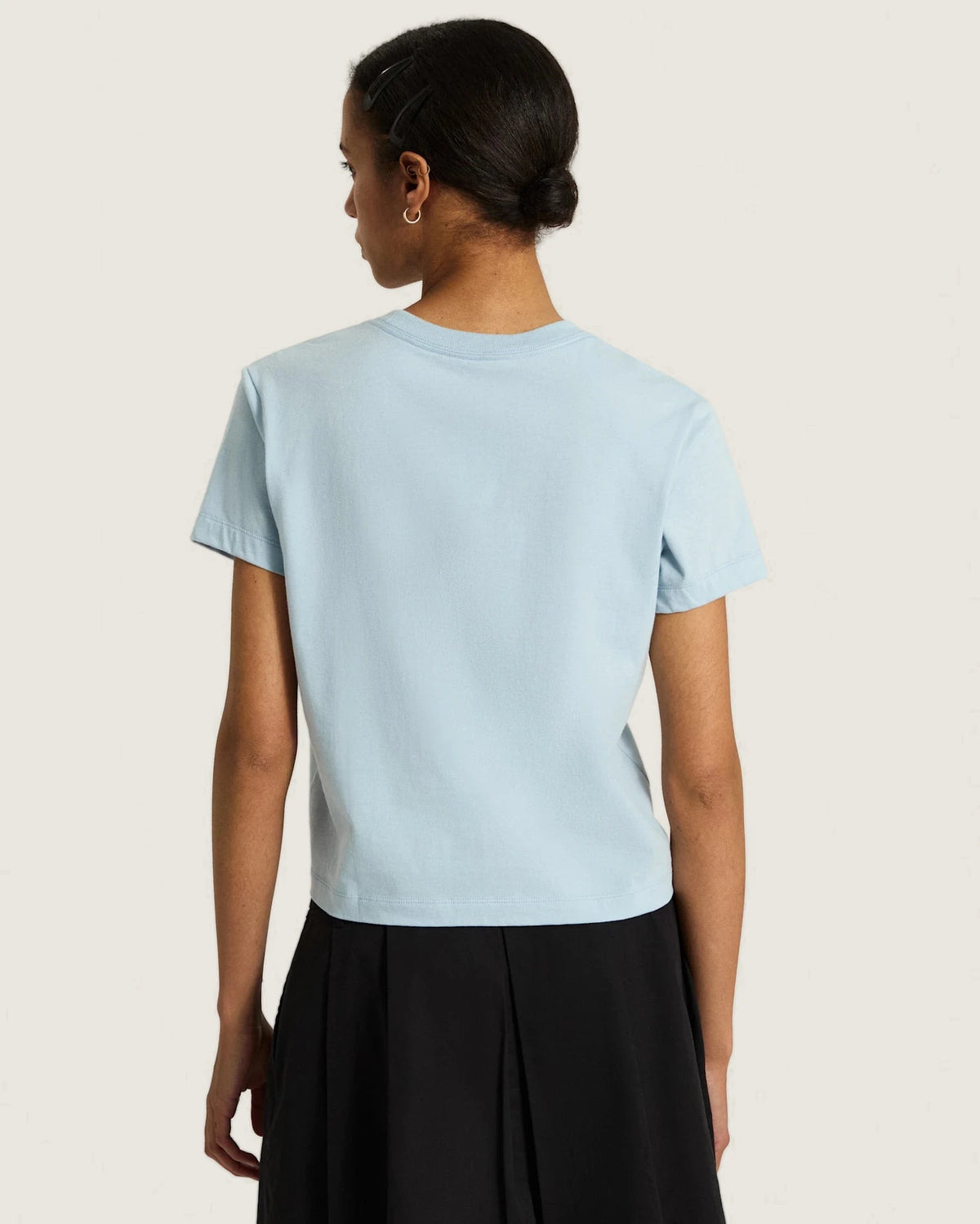 Vans Salton Crew SS Tee Soft Slate Textil VN000W17H901 - 4