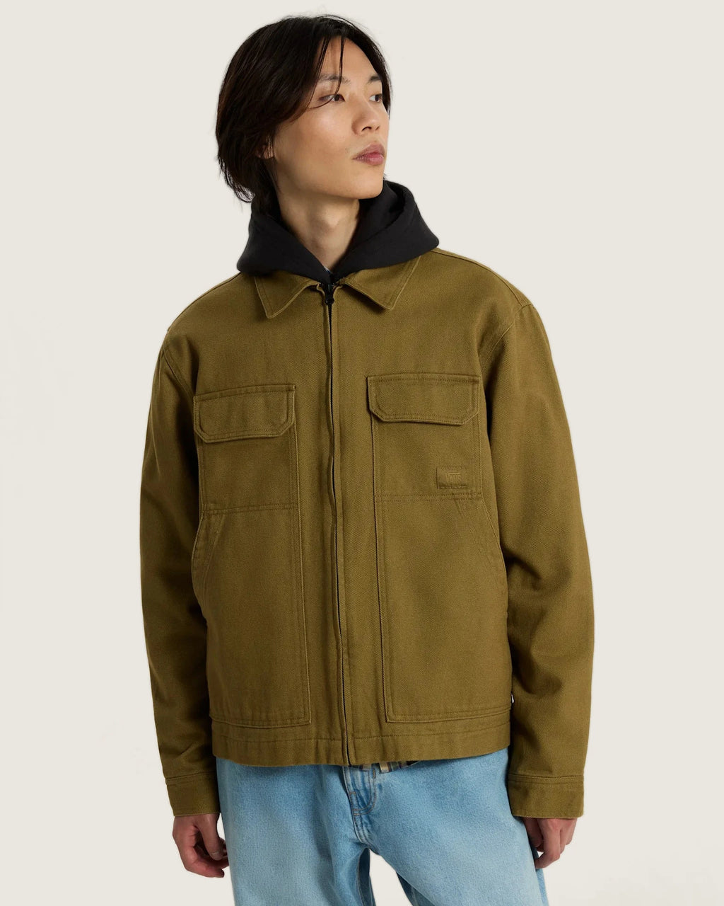 Vans McAvoy II Zip Station Jacket Olive Brown Textil VN000W50OVB1 - 3