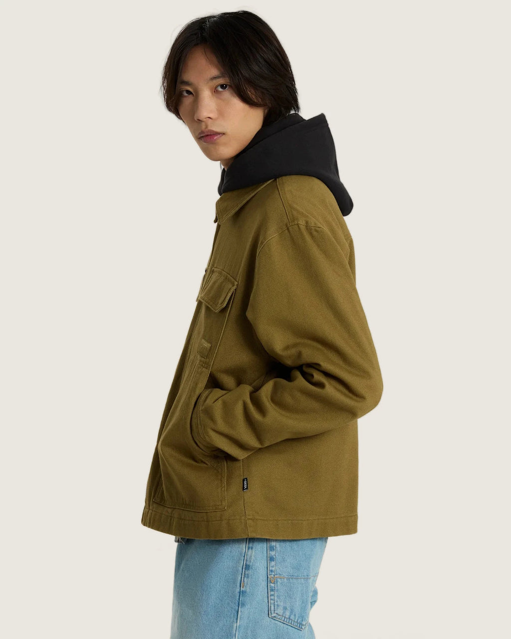 Vans McAvoy II Zip Station Jacket Olive Brown Textil VN000W50OVB1 - 5