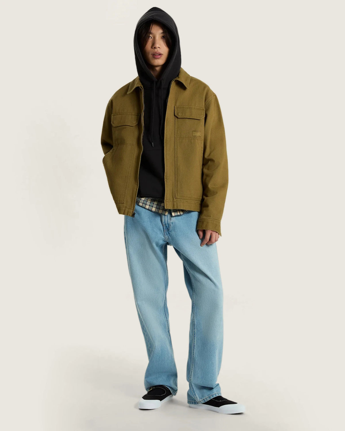 Vans McAvoy II Zip Station Jacket Olive Brown Textil VN000W50OVB1 - 6