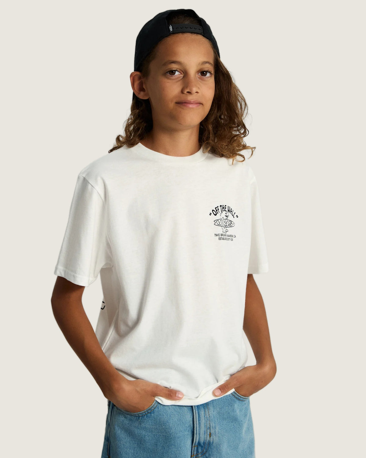 Vans Food Spot SS Tee White Textil VN000WAAWHT1 - 3