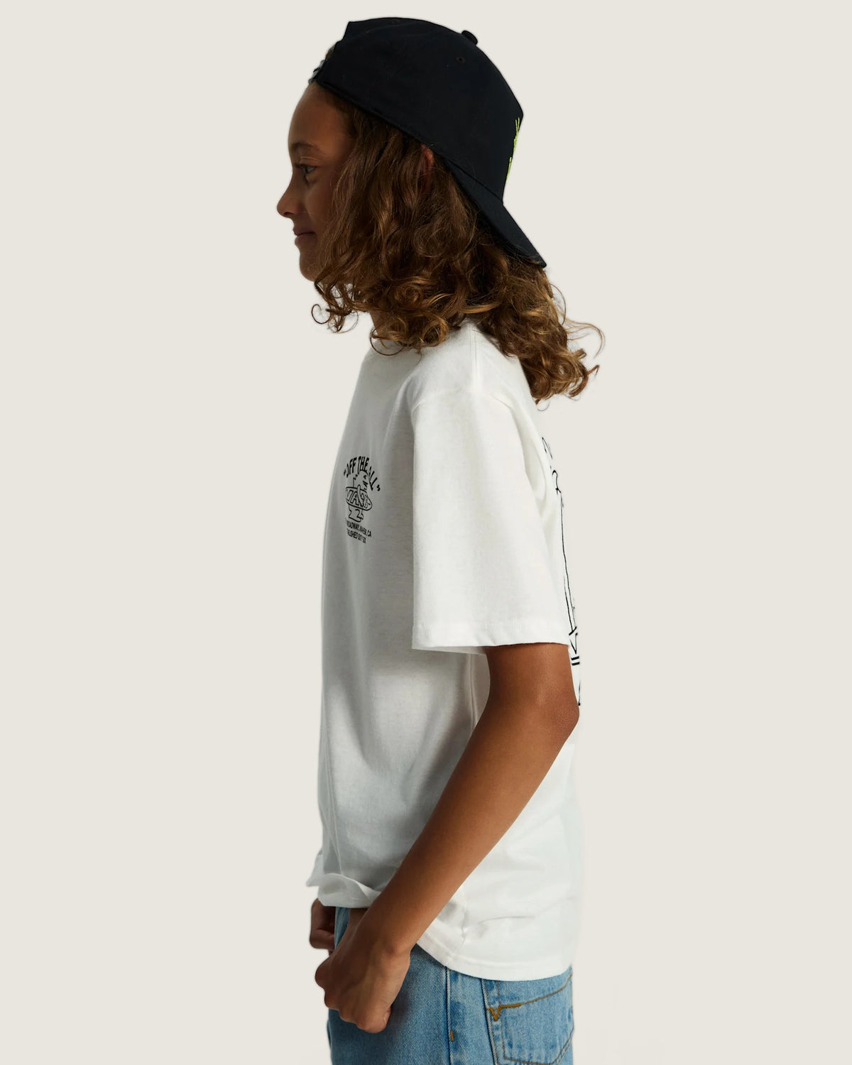 Vans Food Spot SS Tee White Textil VN000WAAWHT1 - 5